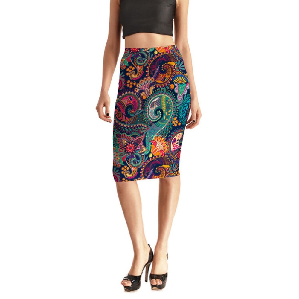 Bohemian Paisley Skirt